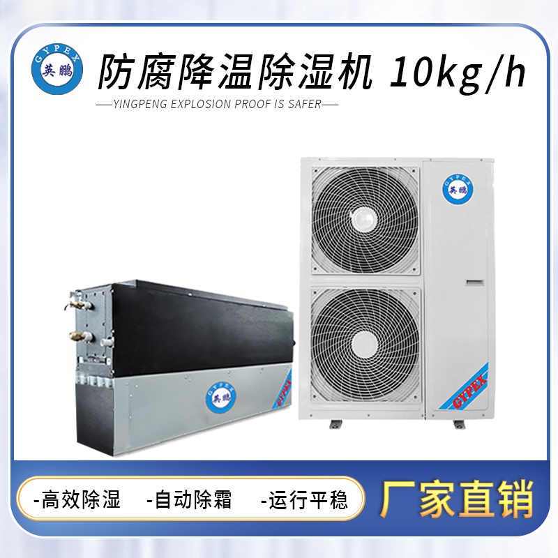 防腐风管式降温除湿机10KG